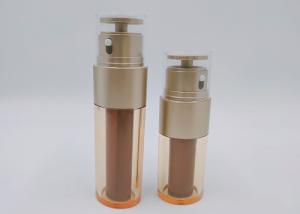 Quality 30ml - 50ml Double Wall Empty Cosmetic Bottles , Plastic Cosmetic Bottles With Sprayer wholesale