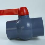 Twin Filament PVC Ball Valve Lightweight Corrosion Resistant PVC Union Ball