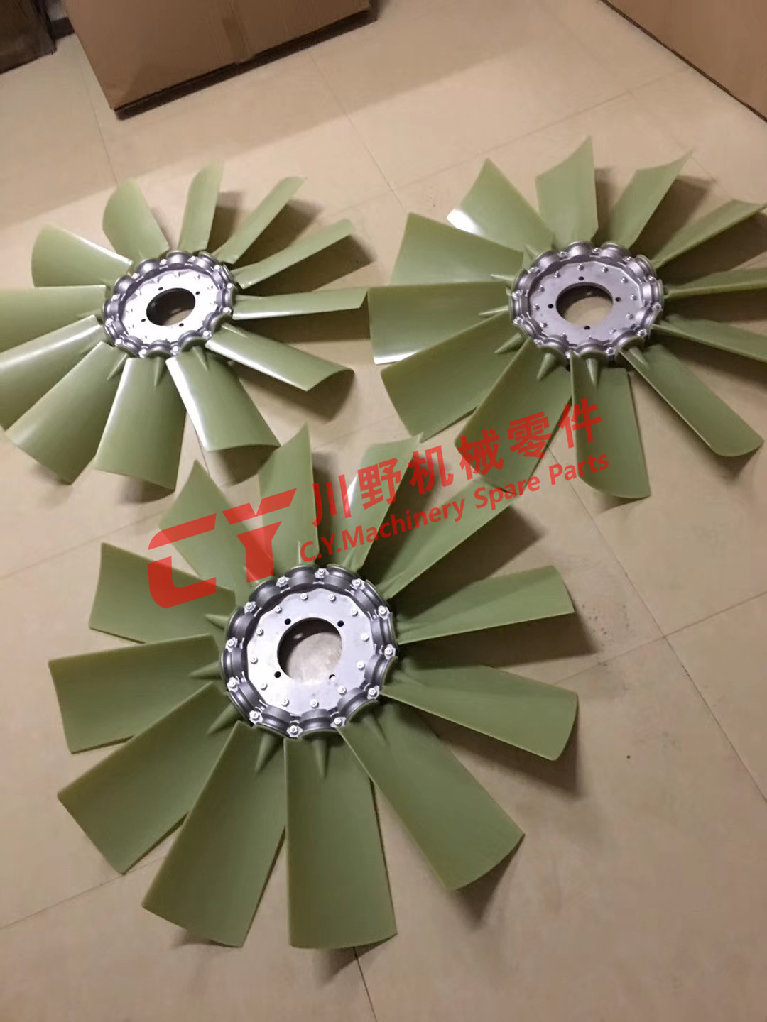 ZAX330 1136603321 1136603710 Engine Cooling Fan 6 Blade 12 Blade 6HK1
