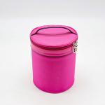 OEM Double Zipper Cosmetic Bag BSCI Personalized Leather Makeup Bag