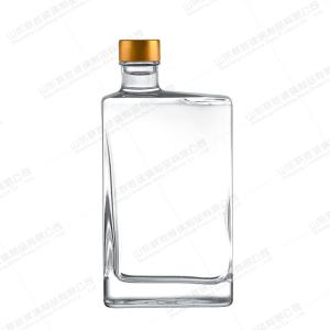 Quality Whisky Guitar Shaped Glass Bottle With Healthy Lead Free Glass Material wholesale