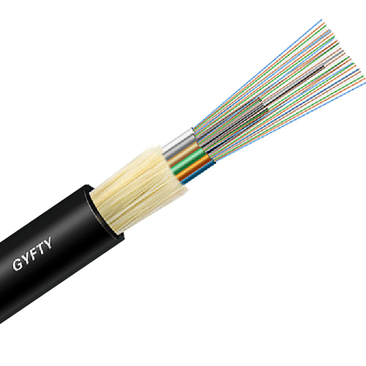High speed ADSS fiber Optica cable outdoor g652d 24 core hilos single mode span 300 Aramid yarn double PE jacket