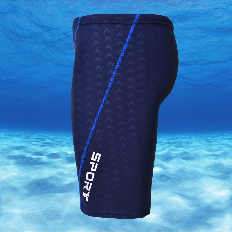Men's brand swim mens beach Surf swimsuit knee length bathing swimming shorts male sports bath