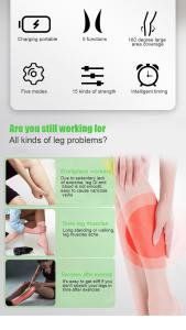 Quality Electric Air Compression Leg Wraps 24W Heated Compression Leg Wraps wholesale