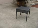 Outdoor Patio Rattan Sun Lounger , Balcony Dark Brown Lounger