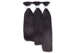 Quality Straight Bulk Human Hair Extensions , Unprocessed Russian Hair Extensions Bulk wholesale