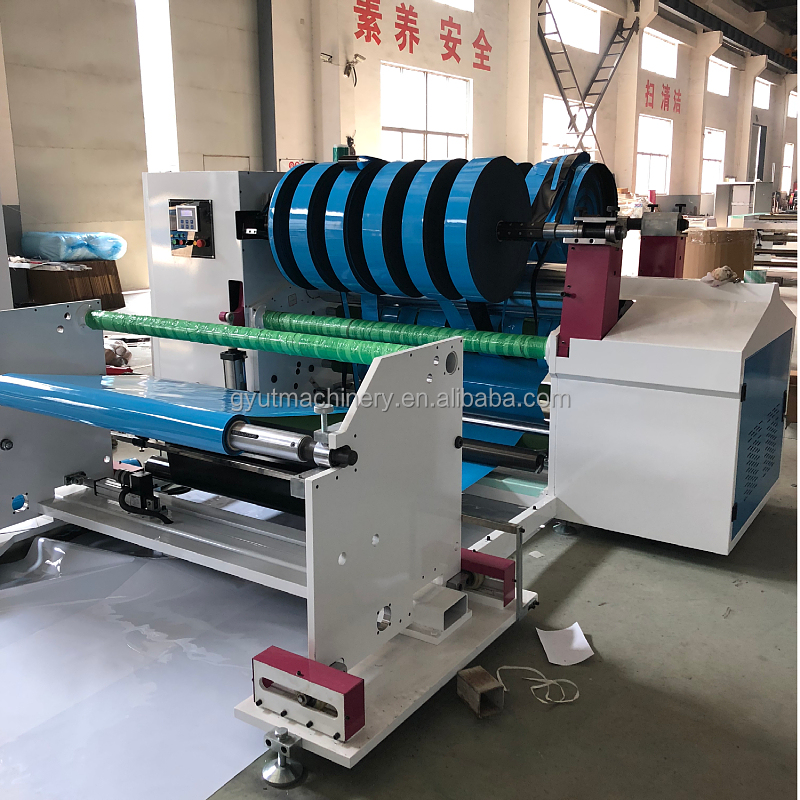 Customizable Plastic Film Suitable Automatic Paper Label Roll Slitting Rewinding Machine