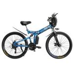 21 Speed Electric Folding Bike Lightweight ， MX300 Lithium Battery Ebike Fat 26