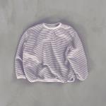 190gsm Custom Tee Shirts 100% Cotton Baby Toddler Bella Crew Neck Long Sleeve