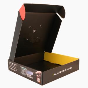 China Recycled Non Toxic E Flute Corrugated Paper Mailing Box Printing Logo on sale