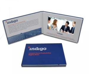 Quality bespoke design print 4.3 inch LCD Video Brochures for Education and Training Employees wholesale
