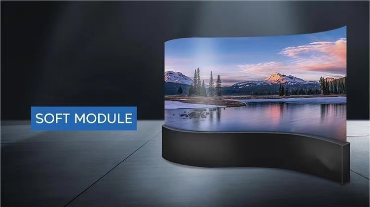 Flexible LED Display P4 Indoor Fixed Advertising Cylindrical LED Display Screen 5 Year Warranty