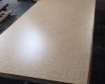 Cloth color melamine plywood