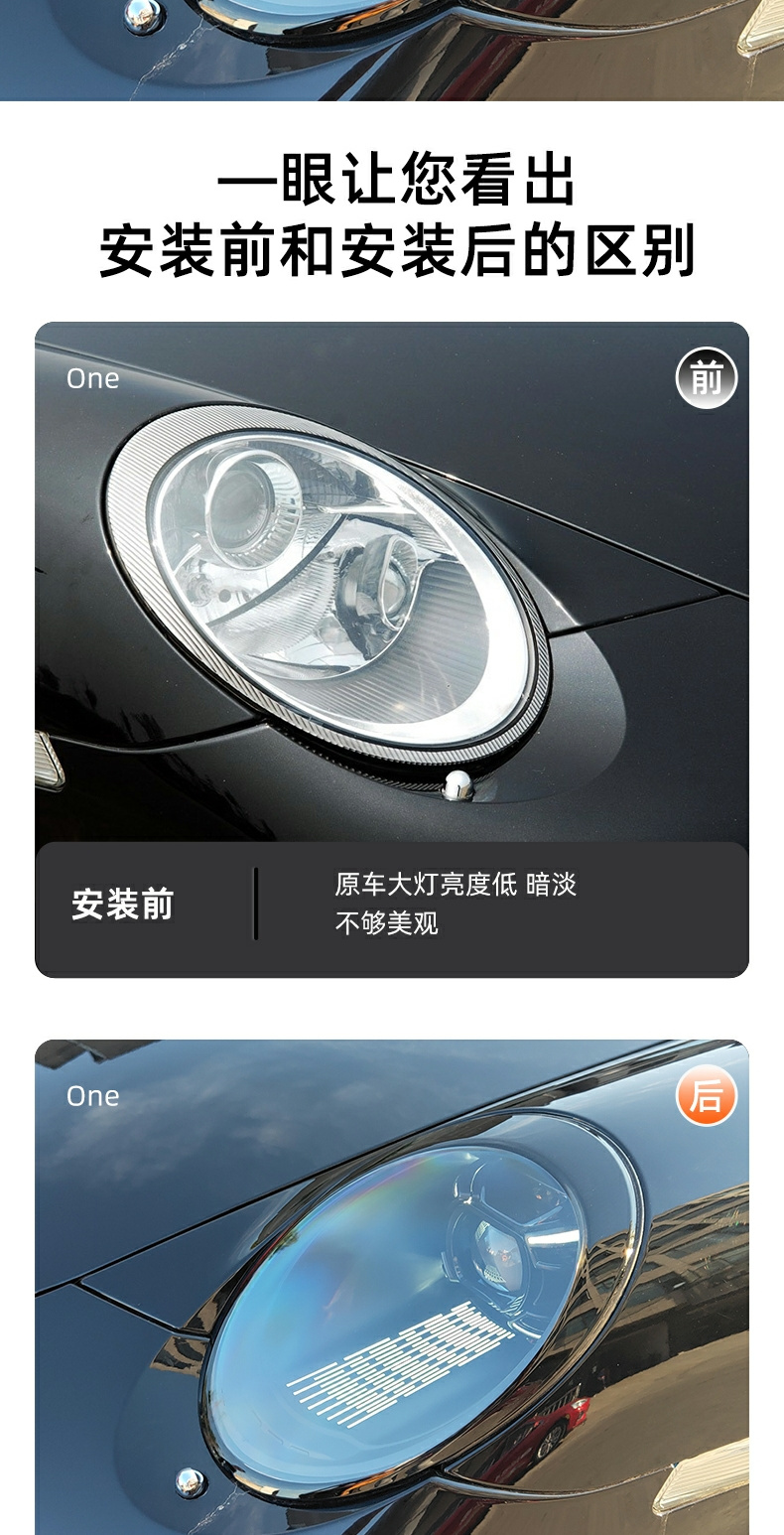 FOR 2008-2011 Porsche 997 LED headlights 911 old version upgrade new version 992, blackened, matrix, plug and play