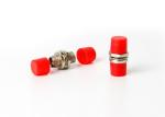 Round Small D Fiber Optical Adapter , Flange FC - FC Flexible Coupling Adapter