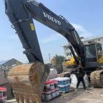 48000KG Huge Digger Used Volvo 480 Second Hand Yellow Retail