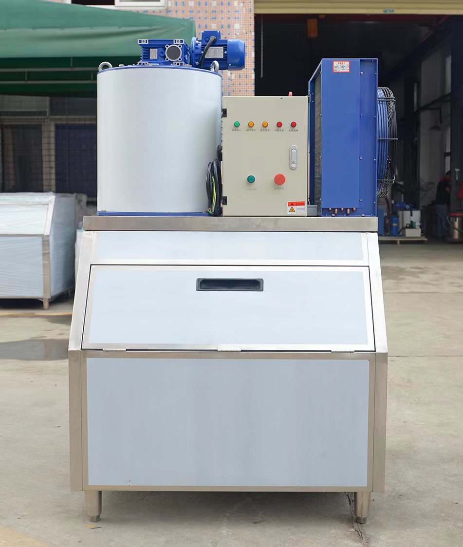 Automatic 1.5ton 1500kg Big Block Flake Ice Machine for Business Drink Other name ice maker machine