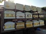 Gold Plastic Casket Accessories American Style Funeral Coffin Fittings