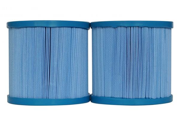 Cheap Pleated Cartridge Filter Pool Paper Flux Filter Swimming Pool Filter white / blue for sale