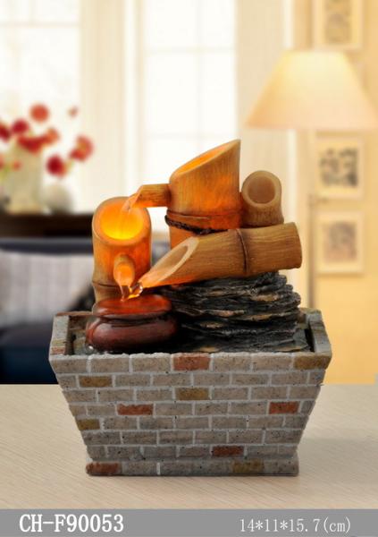 Office Deco Warm Lighted Indoor Outdoor Fountains