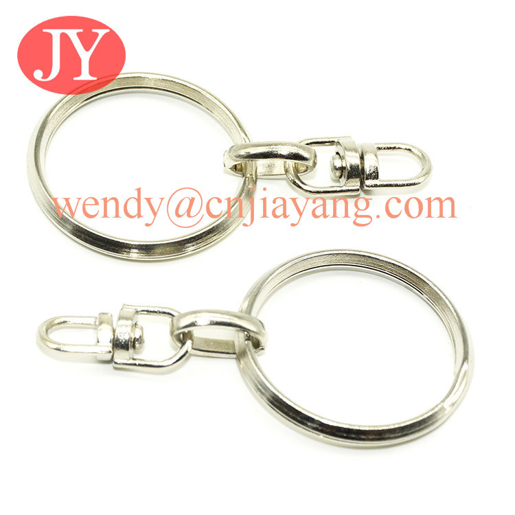 jiayang wholesale fashion metal stainless steel keyring polished