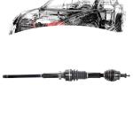 36001221 CV Axle Shaft Assembly Right Side 2007-2014 XC90 AWD FWD