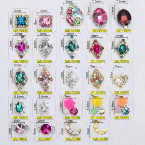 Quality Hot NEW Wholesale Alloy Jewelry 3D Nail Art Jewelry Nail rhinestones Sticker Supplier Number ML1863-1886 wholesale