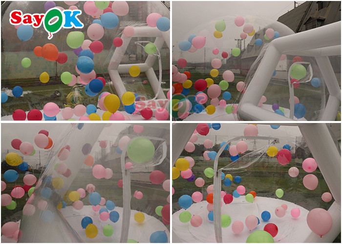 Kids Bubble Bouncy Inflatable Air Tent Balloon Clear Domes Tent