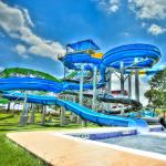 Water Theme Park Equipment Fiberglass Adult Slide Water Roller Coaster