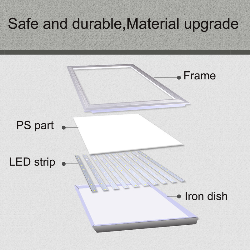 60x60 LED Panel Light 36W 40W 52W with 1kg Product Weight and NO Dimmer Option