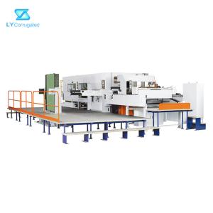 Quality 60KW Carton Box Machine , 1700mm Cardboard Box Die Cutting Machine wholesale