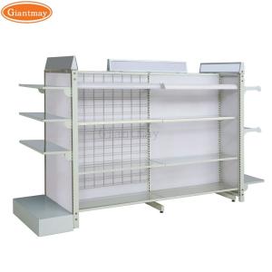 Quality Supermarket Retail Display Shelves Gondola Snack Grocery Racks wholesale