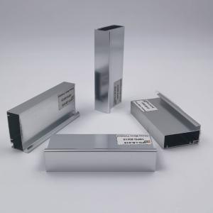 Quality T5 6063 Aluminium Kitchen Cabinet Profile Bright Silver Polishing wholesale