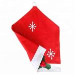 Red 60*50cm Non Woven Christmas Hat Chair Cover