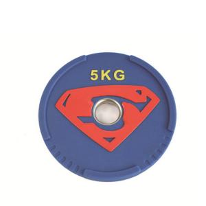 Quality Superman Competitive Barbell Pieces , Combination Barbell Pieces Gym PU Coated Barbell Pieces wholesale