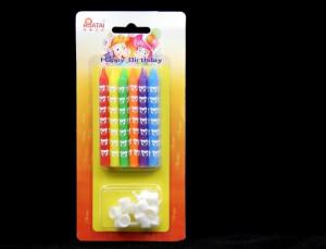 Quality Cute White Bear Head Printable Birthday Candles Food Grade Smokeless OEM Service wholesale