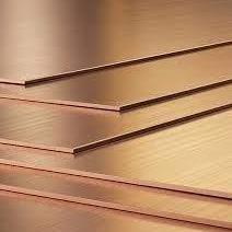 Quality ASTM B152 Red Copper Sheet Plate 0.3mm - 100mm C1100 C12200 Processing Pure wholesale