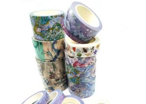 Quality Decorative Gold Foil Printing Patterned Washi Tape wholesale