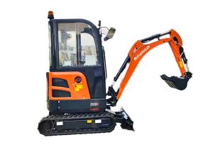 Quality ZG020U Miniexcavator 2 Tone Tailless Bucekt 0.05M³ With Cabin EPA Rubber Track Kubota CAT JCB wholesale