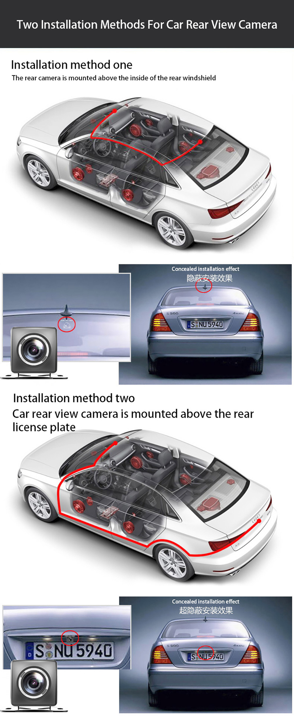 Streaming Media WDR 1080p Dash Cam Mirror DVR Full Hd 1080P 10 Inch