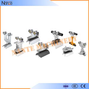 Quality Galvanized Steel Wire / Cable Festoon Cable Trolley With Brass Dowel wholesale