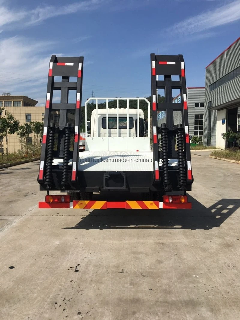 Dongfeng 4X2 Excavator Flat Bed Wrecker 8700X2500X3200 mm Dimensions L x W x H mm