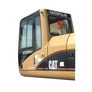 Quality E320 CATERPILLAR Cab Glass Sunroof Back Side Position NO.5 wholesale