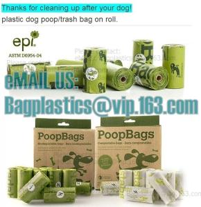Quality Pet Dog Waste Poop Bag With Printing Doggy Bag, Rubbish Bag Pet cleaning bag Pet Waste poo bags for dogs, pet clean up wholesale