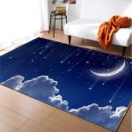 Starry Sky Bedroom Floor Mat 3D Printed Living Spaces Area Rugs
