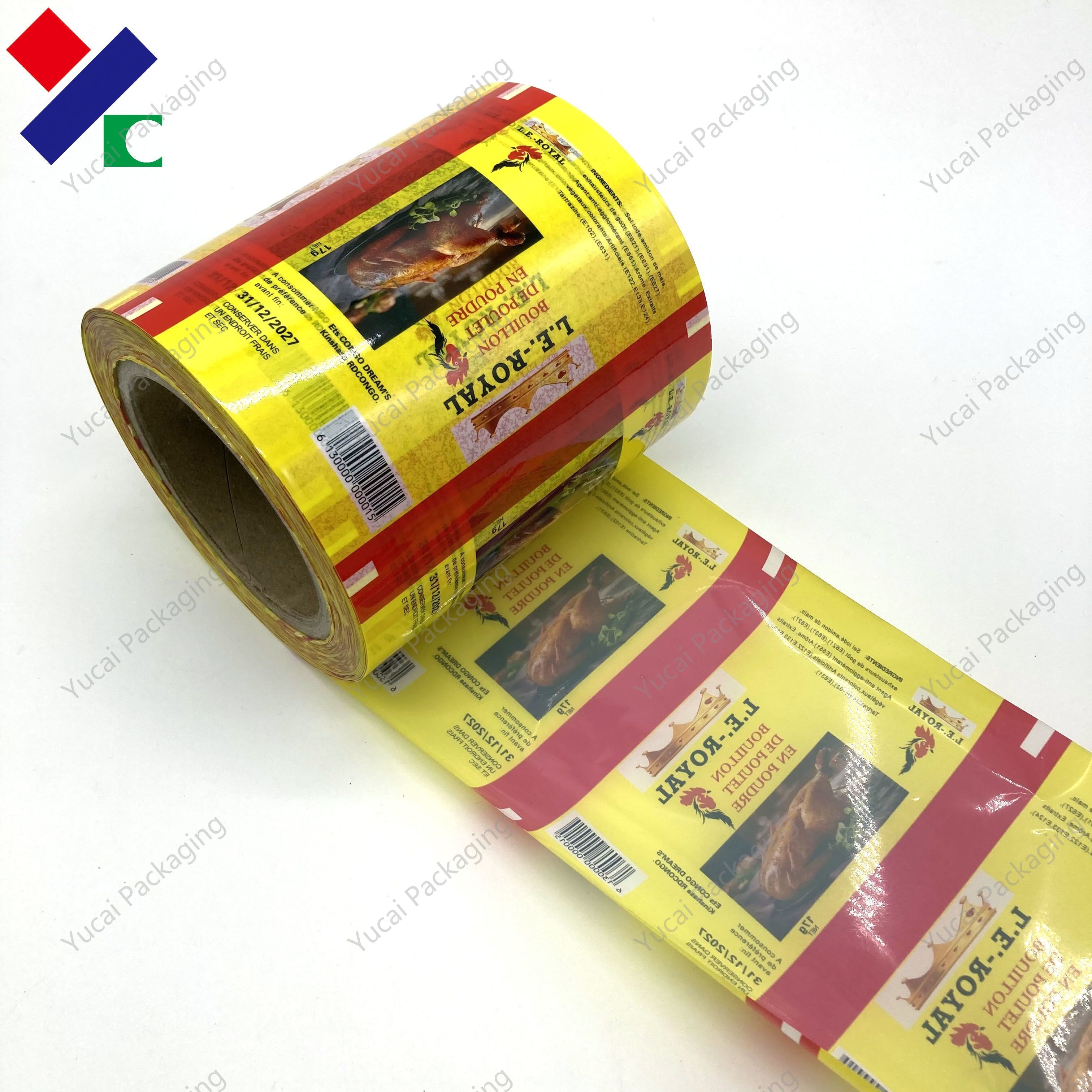 180 Mic Clear Plastic CPP Food Grade Packaging Film Roll For Snack Bag