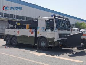 Quality China 6*6 Sinotruk HOWO 16t 20tons 25t Road Recovery Towing Truck with Front Shovel Rescue Wrecker wholesale