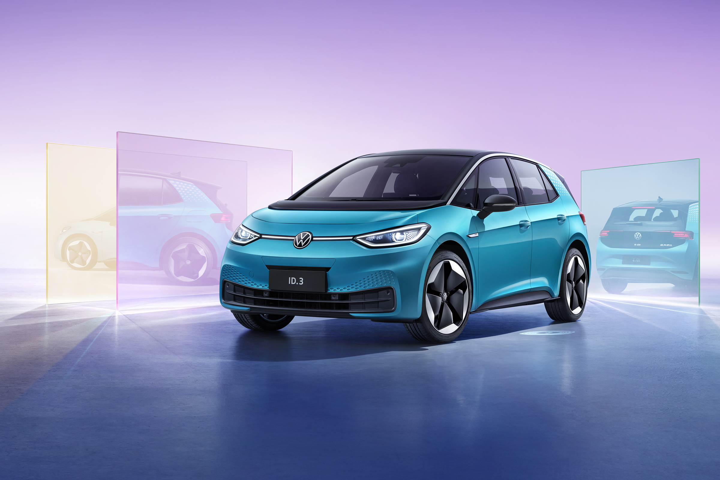 Electric Motor 2024 VW ID3 Pure Electric Car with 170 Horsepower and 5-Door 5-Seat Hatchback Body Structure Direct