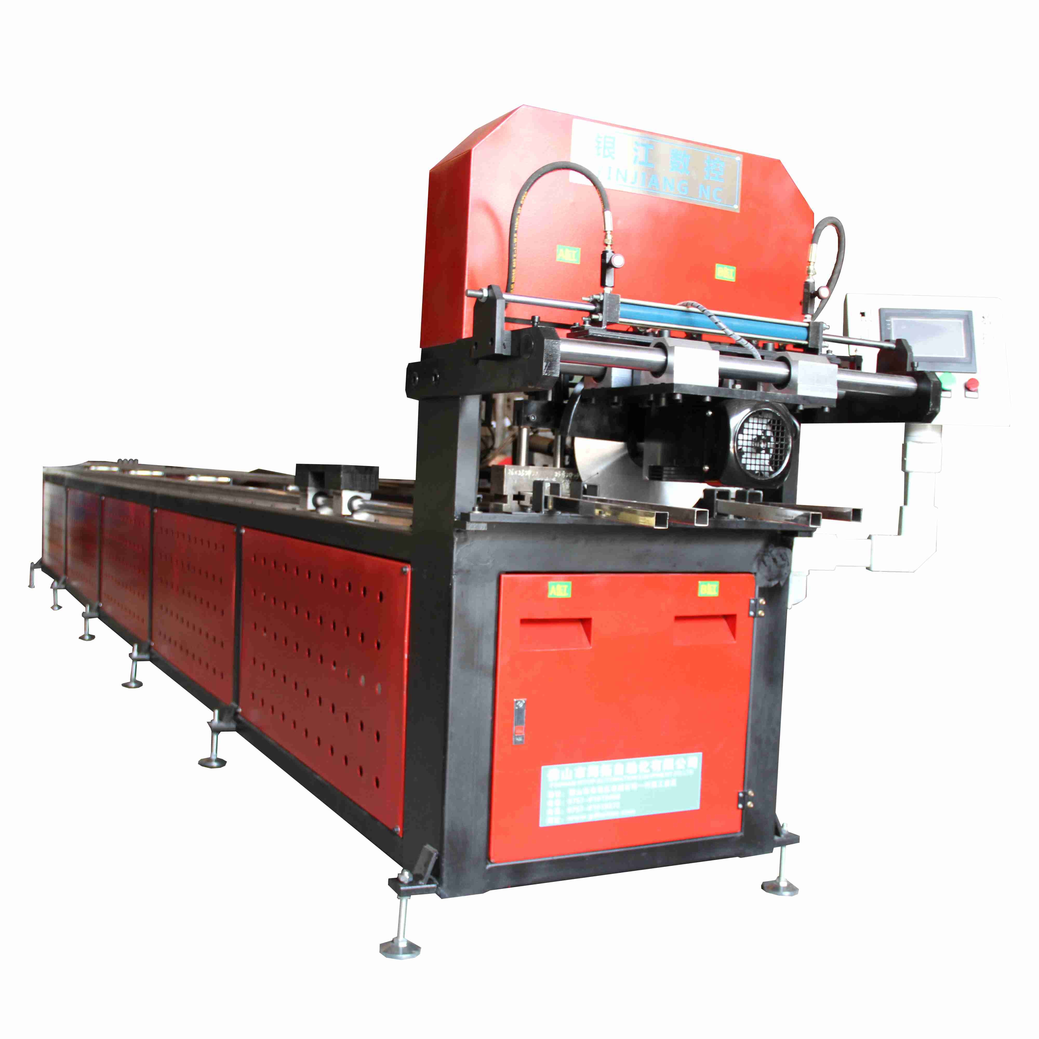Steel 380V Automatic Punching Machine For Guardrail Railings Process
