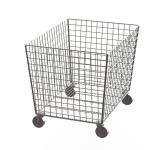 Metal Bin Chrome Color Welded Hotel Display Stand Cart Type
